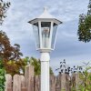 Loria lamp post, path light white, 1-light source