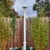 Loria lamp post, path light white, 1-light source