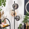 Apedo floor lamp Amber, clear, Smoke-coloured, 4-light sources