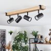 Storuma ceiling light, ceiling spotlight Ecru, black, 4-light sources