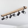 Storuma ceiling light, ceiling spotlight Ecru, black, 6-light sources