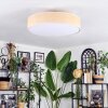 Foggia ceiling light matt nickel, 3-light sources