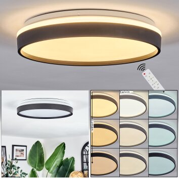 Sofo ceiling light, Panel LED white, 1-light source, Remote control