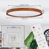 Sofo ceiling light, Panel LED white, 1-light source, Remote control