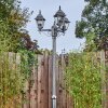 Naofe lamp post, path light black, silver, 3-light sources