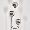 Koyoto floor lamp 30 cm Dark wood, black, 3-light sources