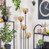 Koyoto floor lamp 30 cm Light wood, black, 4-light sources