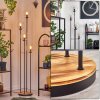 Gastor floor lamp 30 cm Light wood, black, 4-light sources