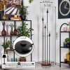 Gastor floor lamp 30 cm Light wood, black, 4-light sources