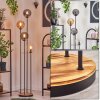 Gastor floor lamp 30 cm Light wood, black, 4-light sources