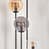 Gastor floor lamp 30 cm Light wood, black, 4-light sources