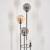 Gastor floor lamp 30 cm Light wood, black, 4-light sources