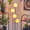 Gastor floor lamp 25 cm Light wood, black, 4-light sources