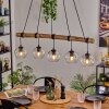 Ripoll hanging light, globe light, pendant light Ecru, black, 5-light sources