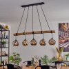 Ripoll hanging light, globe light, pendant light Ecru, black, 5-light sources