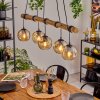 Ripoll hanging light, globe light, pendant light Ecru, black, 5-light sources