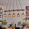 Ripoll hanging light, globe light, pendant light Ecru, black, 5-light sources