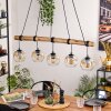 Ripoll hanging light, globe light, pendant light Ecru, black, 5-light sources