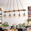 Ripoll hanging light, globe light, pendant light Ecru, black, 5-light sources