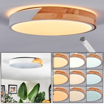 Cadaixo ceiling light, Panel LED white, 1-light source, Remote control