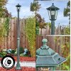 Loria lamp post, path light green, black, 1-light source