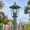 Loria lamp post, path light green, black, 1-light source