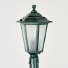 Loria lamp post, path light green, black, 1-light source