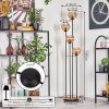 Koyoto floor lamp 30 cm Light wood, black, 4-light sources