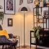 Mushroom Lamp  Tati floor lamp, wall spotlight Dark wood, black, 4-light sources