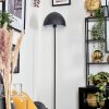 Mushroom Lamp  Tati floor lamp, wall spotlight Dark wood, black, 4-light sources