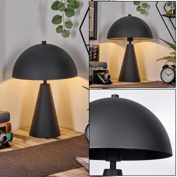 Mushroom Shaped  Nor floor lamp, path light Light wood, black, 1-light source