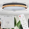 Cadaixo ceiling light, Panel LED white, 1-light source, Remote control