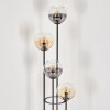 Koyoto floor lamp 30 cm Amber, clear, Smoke-coloured, 4-light sources