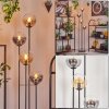 Gastor floor lamp 30 cm Amber, clear, Smoke-coloured, 4-light sources