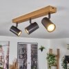 Gesteira ceiling light, ceiling spotlight Ecru, black, 3-light sources