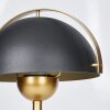 Mushroom Lamp  Guttsta ceiling light, floor lamp LED anthracite, Smoke-coloured, black, 4-light sources