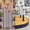 Gastor floor lamp 30 cm Dark wood, black, 3-light sources