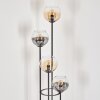 Koyoto floor lamp 30 cm Amber, clear, Smoke-coloured, 4-light sources