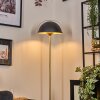 Guttsta ceiling light, floor lamp gold, black, 4-light sources