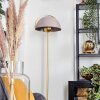 Guttsta ceiling light, floor lamp LED gold, black, 1-light source