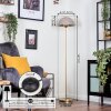 Guttsta ceiling light, floor lamp LED gold, black, 1-light source