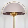 Guttsta ceiling light, floor lamp LED gold, black, 1-light source