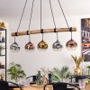 Ripoll hanging light, globe light, pendant light Ecru, black, 5-light sources