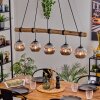 Ripoll hanging light, globe light, pendant light Ecru, black, 5-light sources