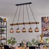 Ripoll hanging light, globe light, pendant light Ecru, black, 5-light sources