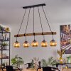 Ripoll hanging light, globe light, pendant light Ecru, black, 5-light sources