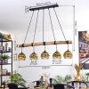 Ripoll hanging light, globe light, pendant light Ecru, black, 5-light sources