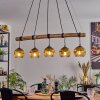 Ripoll hanging light, globe light, pendant light Ecru, black, 5-light sources