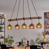 Ripoll hanging light, globe light, pendant light Ecru, black, 5-light sources