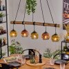 Ripoll hanging light, globe light, pendant light Ecru, black, 5-light sources